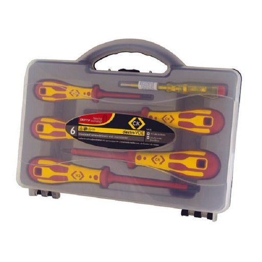 C.K Dextro VDE Screwdriver SLP/PZD Set 6pcs