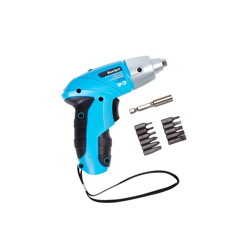 BlueSpot 3.6V Lithium-ion Cordless Screwdriver With 11Pcs Bits