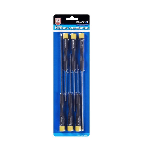 BlueSpot tools 6pcs Long Precision Screwdrivers Set