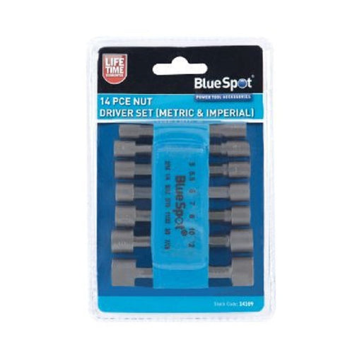 BlueSpot Nut Driver Set Metric and Imperial 14pcs