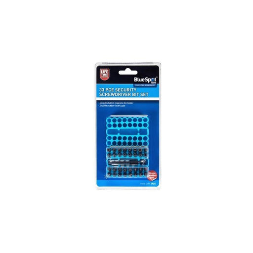 BlueSpot Tools 33 PCE Security Screwdriver Bit Set