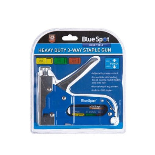 BlueSpot Tools Heavy Duty 3-Way Staple Gun