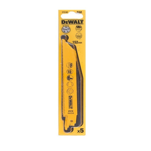 DeWalt DT2345QZ Recip Blades 5pcs