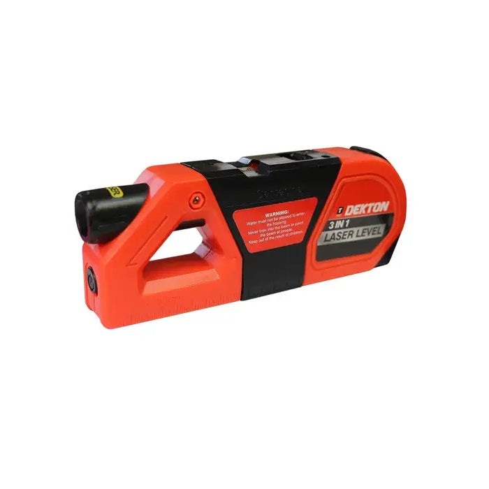 DEKTON 3 in 1 Laser Level With Measure Tape