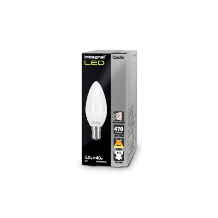 Integral Candle B15 470Lm 5.5W 2700K