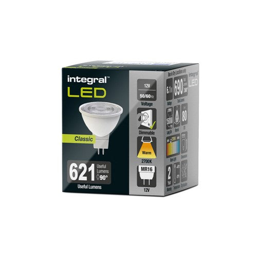 Integral GU5.3 MR16 2700K DIMMABLE 8.3W