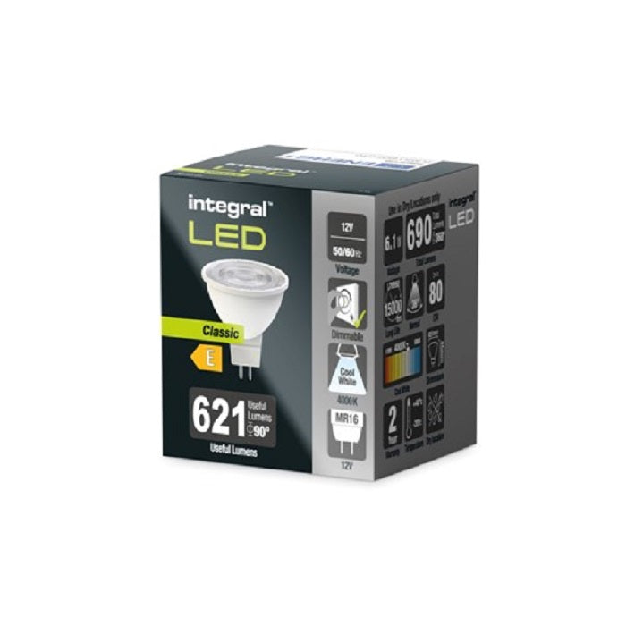 Integral GU5.3 MR16 4000K 700LM DIMMABLE 8.3W