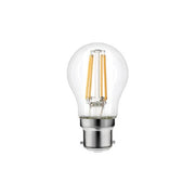 Integral LED Omni Filament Golf Ball Bulb B22 470LM 3.4W 4000K Dimmable 320 Beam Clear Full Glass Integral