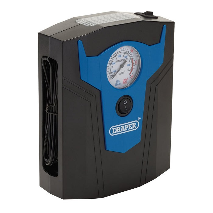 Draper 12V Analogue Tyre Inflator