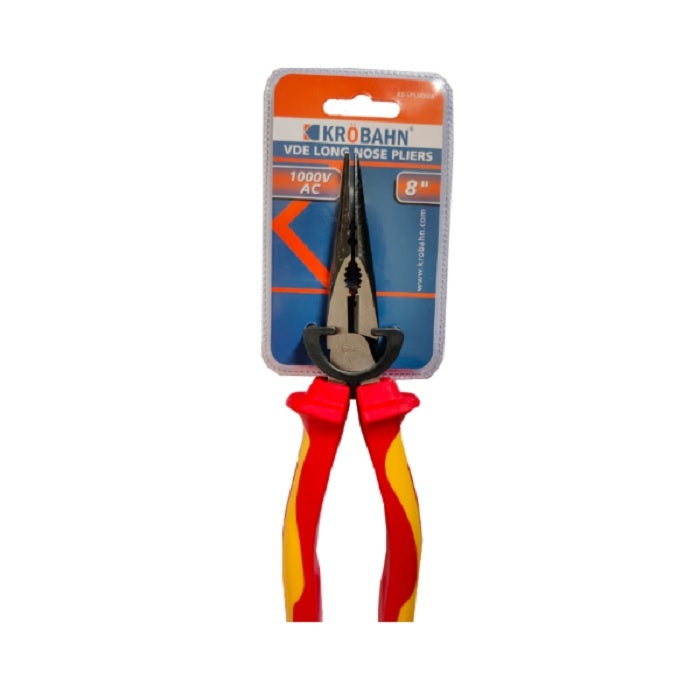 Krobahn VDE Long Nose Pliers 8"