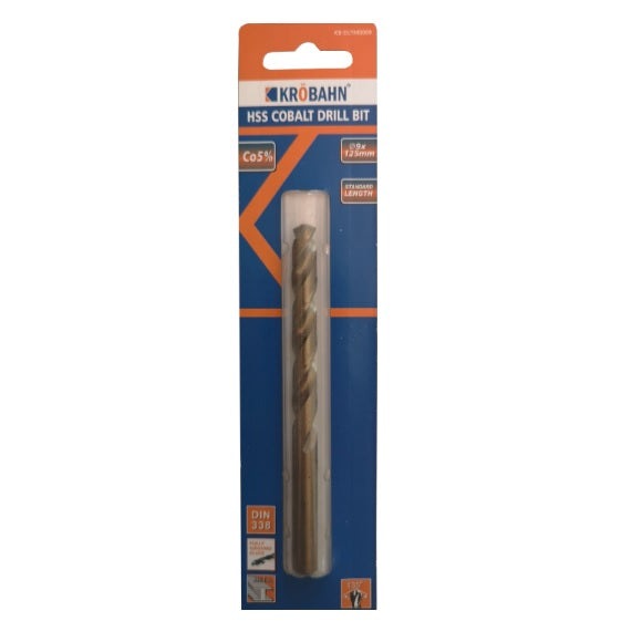 Krobahn HSS Cobalt Drill Bit 9x125mm