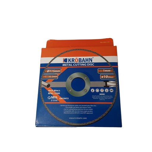 Krobahn Flat Metal Cutting Disc 115x22.2mm