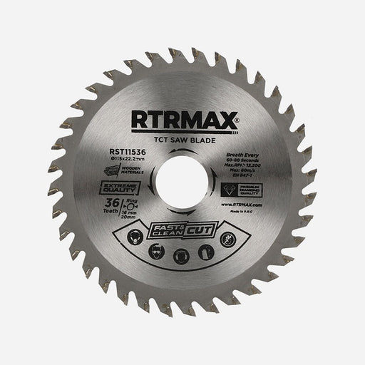 RTRMAX TCT Circular Saw Blade Disc 190mm , 36T