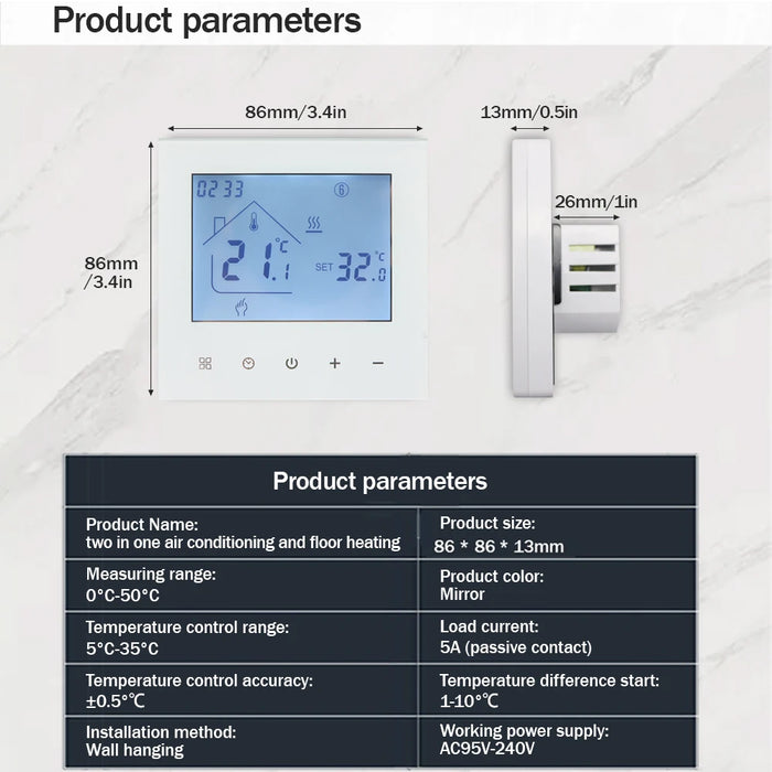 WiFi Smart Thermostat M4AHGA-W