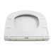 Euroshowers Long D Slimline Soft Close Toilet Seat & Cover White