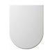 Euroshowers Long D Slimline Soft Close Toilet Seat & Cover White