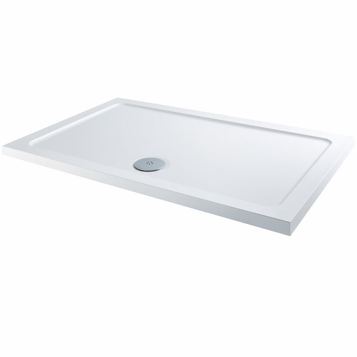 Scudo 1500x800mm Rectangle 30mm Shower Tray White