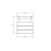 KeyPlumb - Fold Up Shower Seat - White