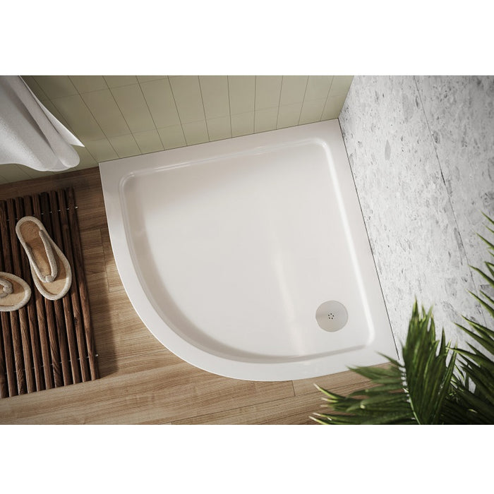 800x800mm Quadrant 30mm Shower Tray White