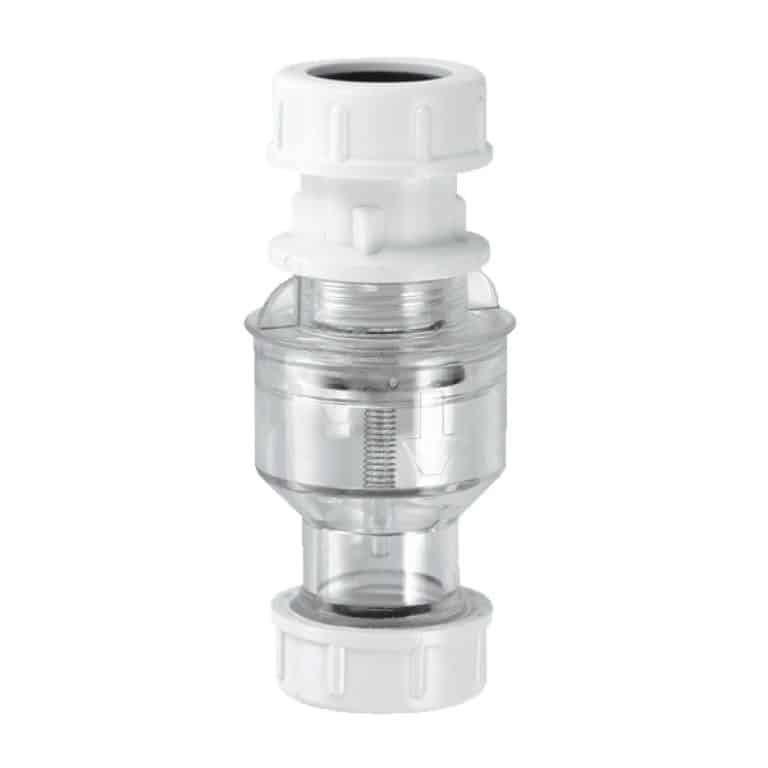 TUN5-CL McAlpine Tunvalve Straight Through (Clear)