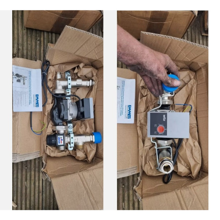 Emmeti Underfloor Heating Pump T3 3W TMV - Assembled with WILO Pump