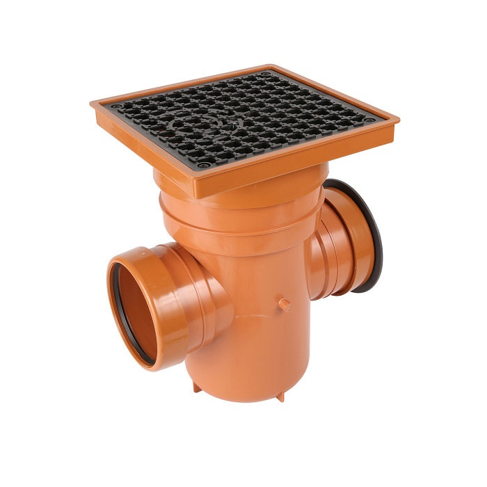 Back Box Gully Aquaflow 110mm Universal Roddable Gully Square | Back Inlet | APM — APM ...