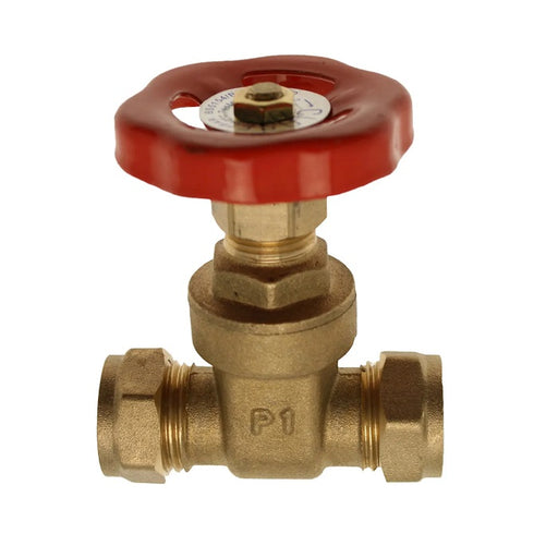 Embrass Peerless 28mm Gate Valve Brass C x C