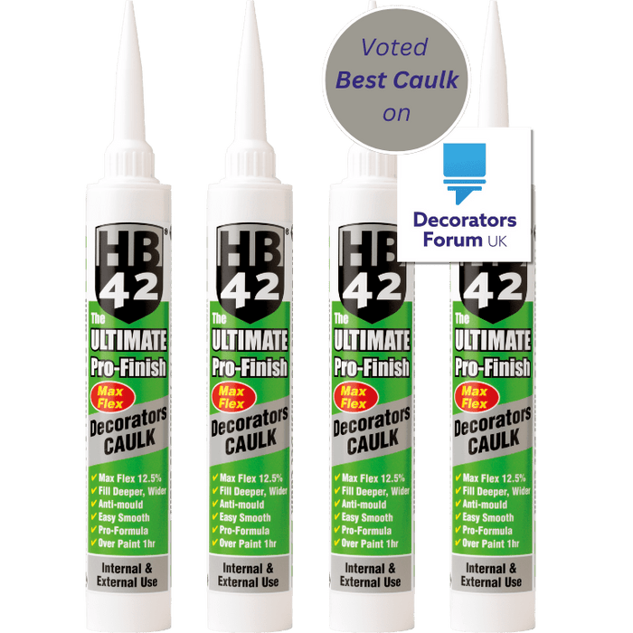 HB42 Premium Decorators Caulk 380ml x 12Pc
