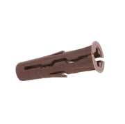 Rawlplug Brown Wall Plugs 7mm x 30mm Pk96