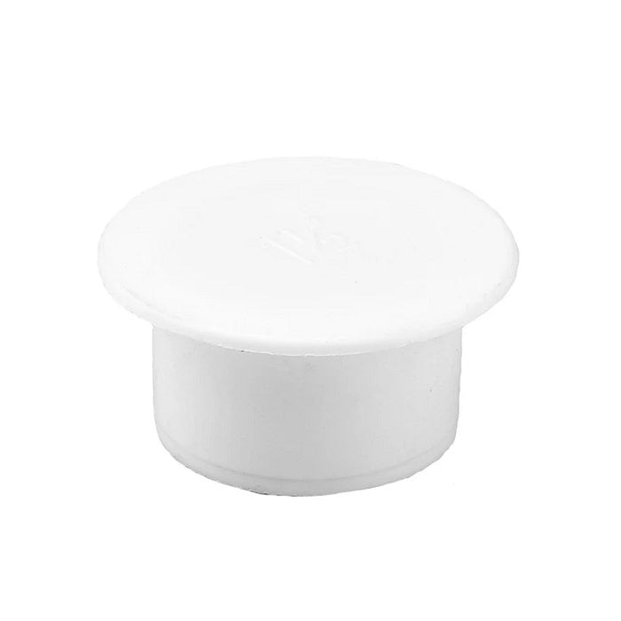 Aquaflow 40mm Pushfit Waste Socket Plug -White