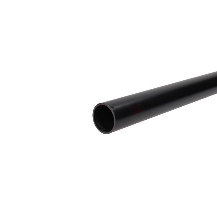 Aquaflow 40mm X 3m Waste Plain End Pipe - Black