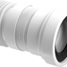 McAlpine WC-F18R 160mm Straight Flexible Pan Connector