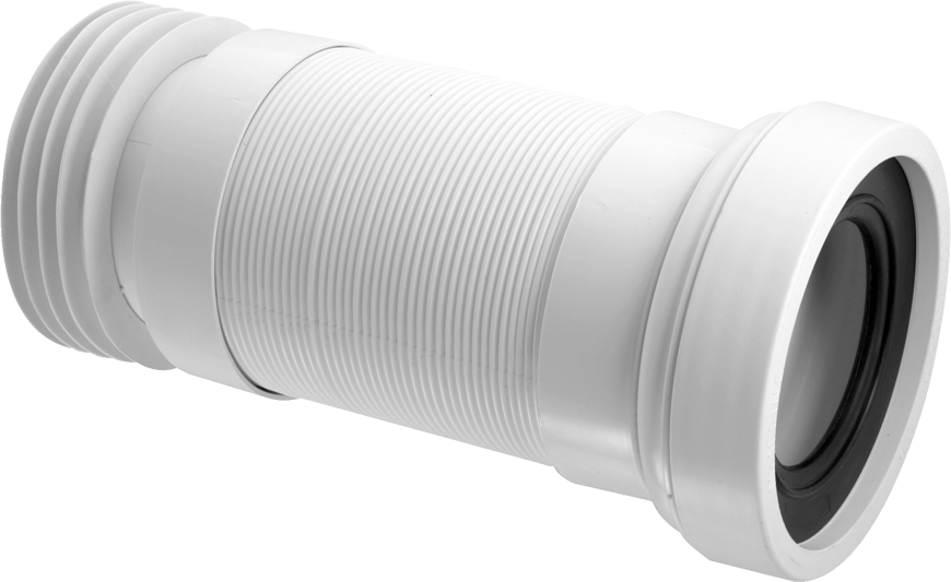 McAlpine WC-F26R 410mm Straight Flexible Pan Connector