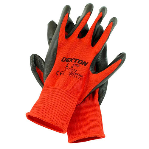 Dekton Ultra Grip Working Gloves Nitrile L