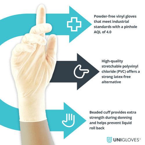 Vinyl Examination Gloves XL