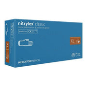 Blue Nitrile Gloves EXTRA LARGE XL - Box 100