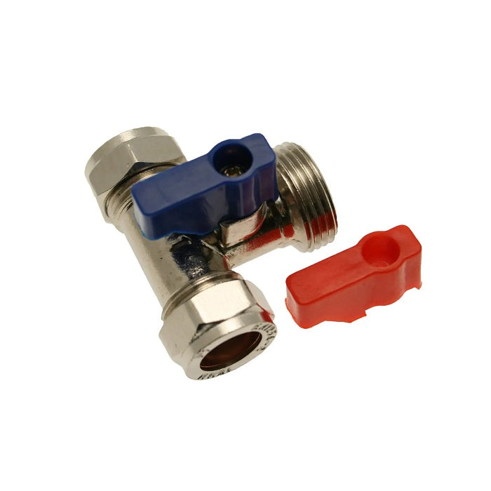 Embrass Peerless 15mm X 3/4" Tee Washing Machine Tap