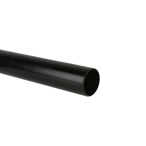 Aquaflow 40mm X 3m Single Socket Waste Pipe - Black