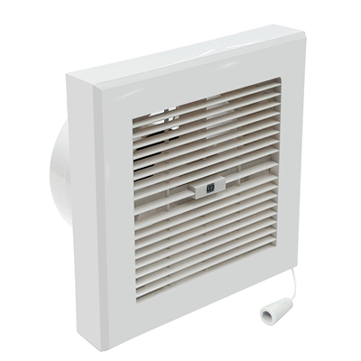 Manrose 150mm 6 Inch Extractor Fan with Pullcord