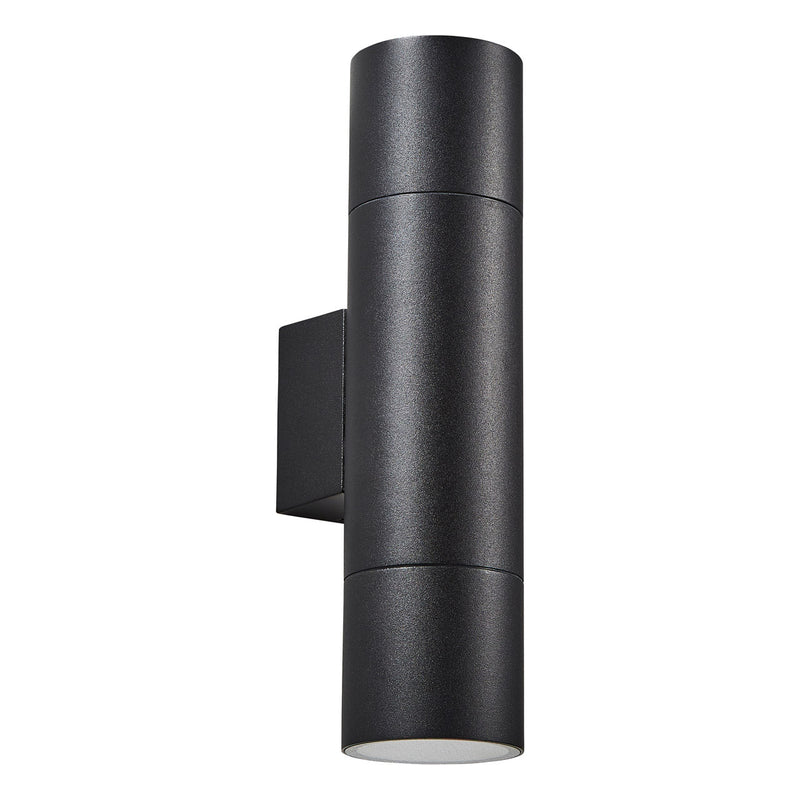 Zink Morro Up/Down Outdoor Wall Light Black IP65 2xGU10 ZN-40001-BLK