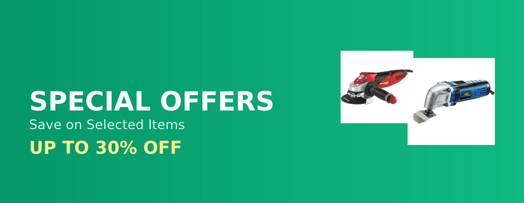 Offers Banner with Products