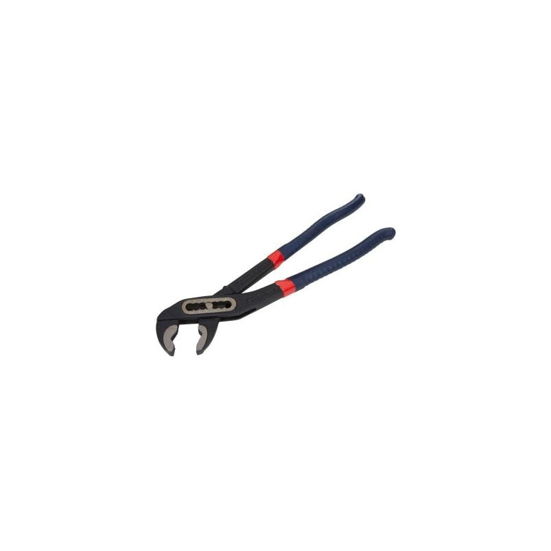 BlueSpot 06441 300mm waterpump plier with black handles and red bands