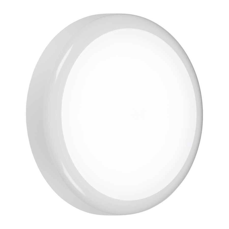 230V IP65 9W CCT Adjustable LED Bulkhead with Emergency and Sensor