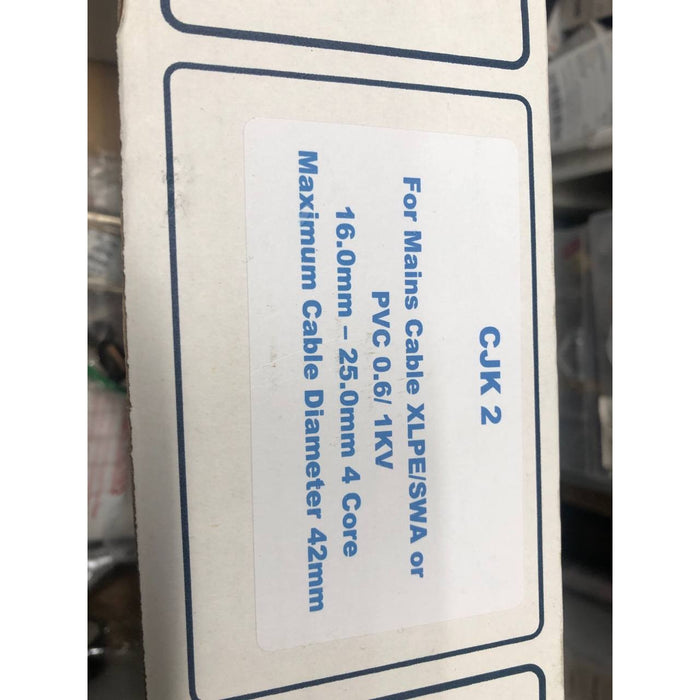 CJK 2 Cable Straight Joint Kit — 16–25mm 4 Core XLPE/SWA/PVC 0.6/1kV