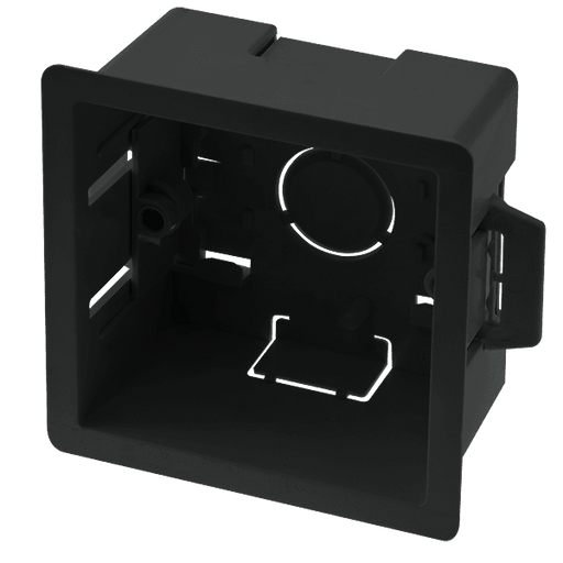 Click Essentials 1 Gang 47mm Deep Dry Lining Box Black WA106PBK
