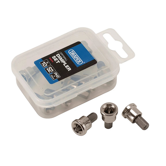Draper 10Pc Ph2 Drywall Dimpler Set