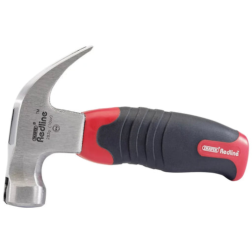 Draper 68833 stubby claw hammer with red and black grip
