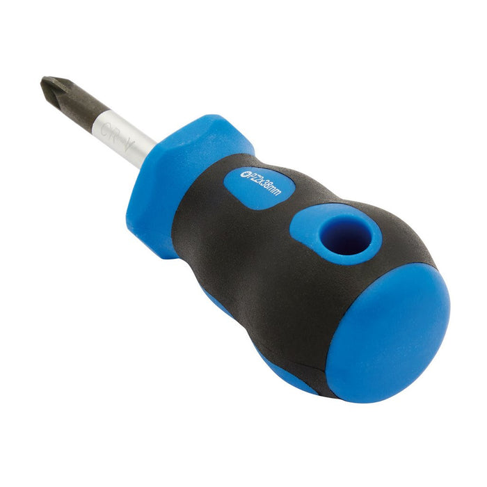 Draper Soft Grip PZ Type Screwdriver, No.2 x 38mm UK