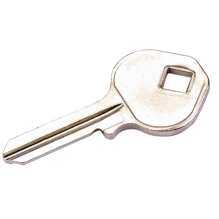Draper Solid Brass Padlock and 2 Keys with Hardened Steel Shackle and Bumper, 42mm