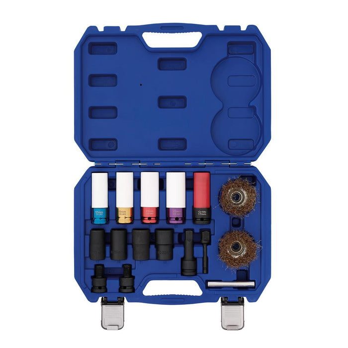 Draper Metric Deep Impact Socket Set, 1/2" 10pcs
